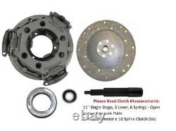 11 Clutch Kit Ford Tractor 2000, 2300, 2310, 2610, 2810, 2910, 3000, 3310, 3610