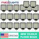 20x 48w 12v Pods Led Work Light Boat Flood Tractor Truck Offroad Suv Ute 4wd Atv