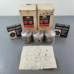 3 New NOS Perfect Circle PISTONS Fits Ford 2N 8N 9N Tractor 226-1261 Vintage