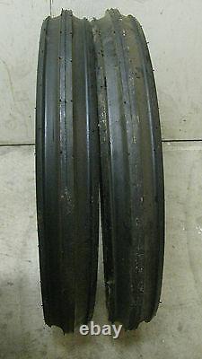 400X19, 4.00-19, 400-19 F2 Triple Rib FORD 2N 9N Front Tractor Tires with Tubes