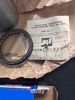 4- Cylinder Sleeve Piston Rings Assembly Kit SL-1746 1953-64 Ford Tractor