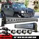 52 Led Light Bar+32'' Lamp+4'' Pods Combo For Hummer H1 H2 H3 Humvee Am General