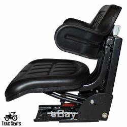 Black Ford /new Holland 5000 5600 5610 5900 5910 Waffle Tractor Suspension Seat