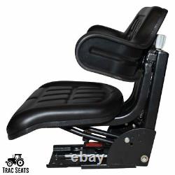 Black Tractor Suspension Seat Fits Ford / New Holland 3000 3600 3610 3900