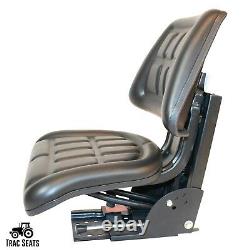 Black Tractor Suspension Seat Fits Ford / New Holland 4000 4100 4110 4600 4610