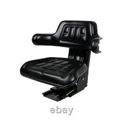 Black Tractor Suspension Seat Fits Ford/New Holland 5100 Series