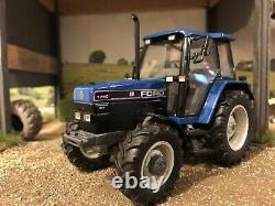 Blue Cab Roof Ford 7740 SLE SL4wd tractor Conversion 132 Farm model TRAKTOR