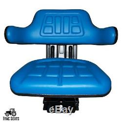 Blue Ford /new Holland 2n 8n 9n Naa, 640 Waffle Style Tractor Suspension Seat