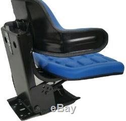 Blue Ford/new Holland 4000 4100 4110 4600 Su 4610 Tractor Suspension Seat #wd
