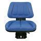 Blue Fullback Tractor Suspension Seat Fits Ford / Fits New Holland 600 601 800 8