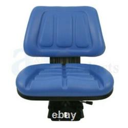Blue Fullback Tractor Suspension Seat Fits Ford / Fits New Holland 600 601 800 8
