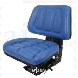 Blue Fullback Tractor Suspension Seat Fits Ford/New Holland 600 601 800 8