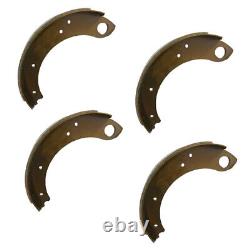 C7NN2218A Four Industrial Drum Type Brake Shoes Fits Ford New Holland 3500