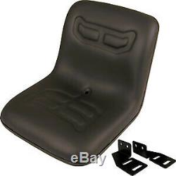 Compact Tractor Flip Seat & Brackets for Kubota Yanmar Fits Ford Satoh Fits Mass