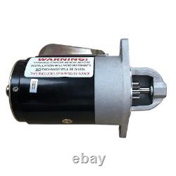 D7NN11001A 12-volt Starter (New, not Rebuilt) with Solenoid Fits Ford Tractor