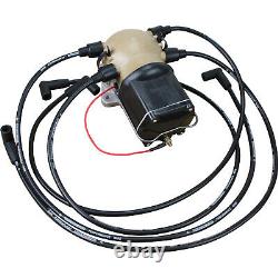 Electronic Ignition Distributor & Plug Wires For Ford 8N FRONT Mount Distributor