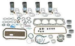 Engine Overhaul Rebuild Kit Ford 600, 601, 640, 641, 651 4 cyl 134 Gas Tractor