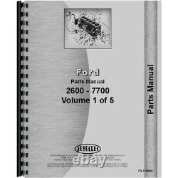 Fits Ford 7600 Tractor Parts Manual