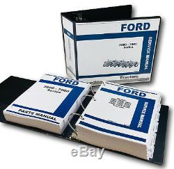 Ford 2000 3000 4000 5000 7000 Series Tractor Service Parts Repair Manual Shop