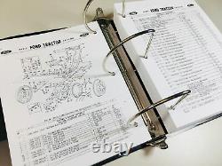 Ford 2000 3000 4000 5000 Series Tractor Service Parts Operators Repair Manual Oh