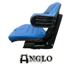 Ford 2000 3000 4000 5000 Tractor Suspension Seat (Blue) 2600,3600,4600, 1000 NEW