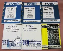Ford 3400 3500 Loader Backhoe Tractor Service Repair Shop Manual Owner Operators