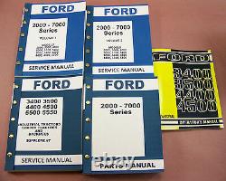 Ford 4400 4500 Industrial Tractor Service Repair Shop Parts Operators Manuals ID
