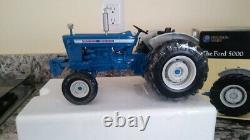 Ford 5000 Precision Classics farm toy tractor with 3 pt. In 1/16th scale by Ertl