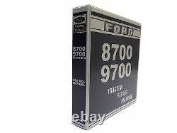 Ford 8700, 9700 Tractor Factory Service Manual Repair Shop Book NEW with Binder