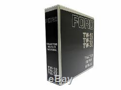 Ford TW-10, TW-20, TW-30 Tractor Service Manual Repair Shop Book NEW withBinder