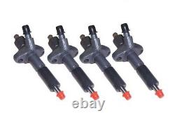 Ford Tractor Fuel Injector Set of 4 Diesel Fuel Injectors for Ford New Holland