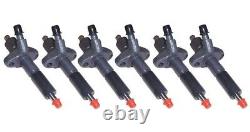 Ford Tractor Fuel Injector Set of 6 Diesel Fuel Injectors for Ford New Holland