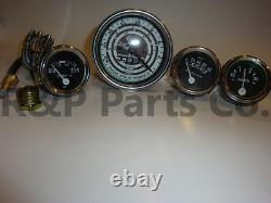 Ford Tractor Temp Amp Oil Tach Gauge Set for Mod 600 700 800 900 1800 2000 4000