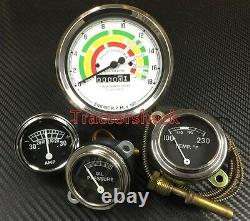 Fordson Major Early E1A Tractor Gauge Set, Tacho, Oil, Water & Ammeter Gauges