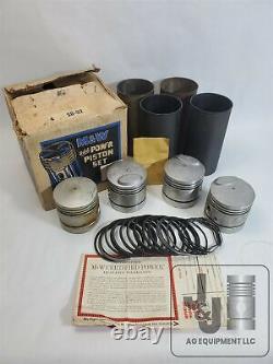 Genuine NOS M&W Piston And Sleeve Set Ford 8N 2N Tractor SP-92 SD-92