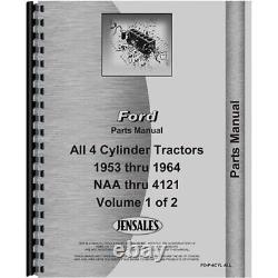 New Parts Manual for Fits Ford 801 Tractor