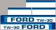 New Tw30 Ford Tractor Hood Decal Kit Tw30 High Quality Long Lasting Decals