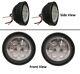 Pair Led Flat Top Fender Lights For Ford 7700, 7710, 8000, 8210, 8530, 8630,8700