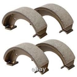 SBA328100021 Set of Four (4) Brake Shoes Fits Ford Tractors 1300 1310 1500 1510