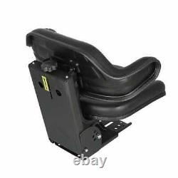 Seat Assembly Grammer Style Vinyl Black Compatible with Massey Ferguson