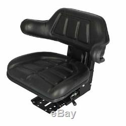 Seat Assembly Grammer Style Vinyl Black Massey Ferguson John Deere Ford FIAT