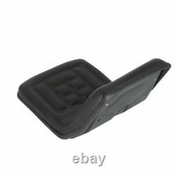 Seat Compact Tractor Polyurethane with Flip Brackets Black Yanmar Ford