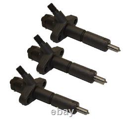 Set of 3 Diesel Fuel Injectors Fits Ford New Holland Tractor Fuel Injecto