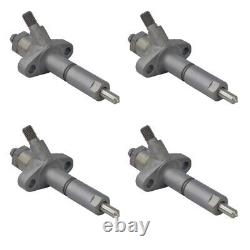 Set of 4 Fuel Injectors For 4 Cylinder Fits Ford New Holland Tractors