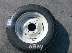 TWO 13.6X28 FORD NAA 8 ply Farm Tractor Tires withrims & TWO 600x16 tri rib withrims