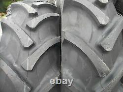 TWO 18.4X30 8 ply R 1 Tube Type Farm Tractor Tires Fit FORD DEERE