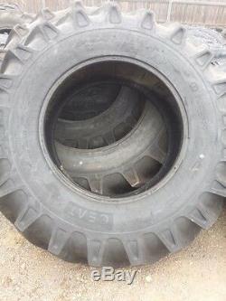 TWO 18.4x30 12 ply R 1 Tube Type Farm Tractor Tires Fit FORD DEERE