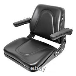 Universal T500BL Tractor Seat withSlide Tracks for Kubota Fits Bobcat Fits Ford Fi