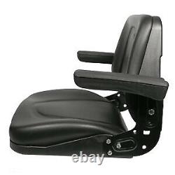 Universal T500BL Tractor Seat withSlide Tracks for Kubota Fits Bobcat Fits Ford Fi