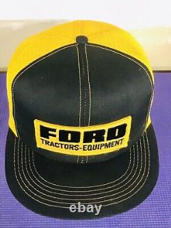 Vintage Ford Tractors Equipment Snapback Trucker Hat Cap RARE K Brand Products